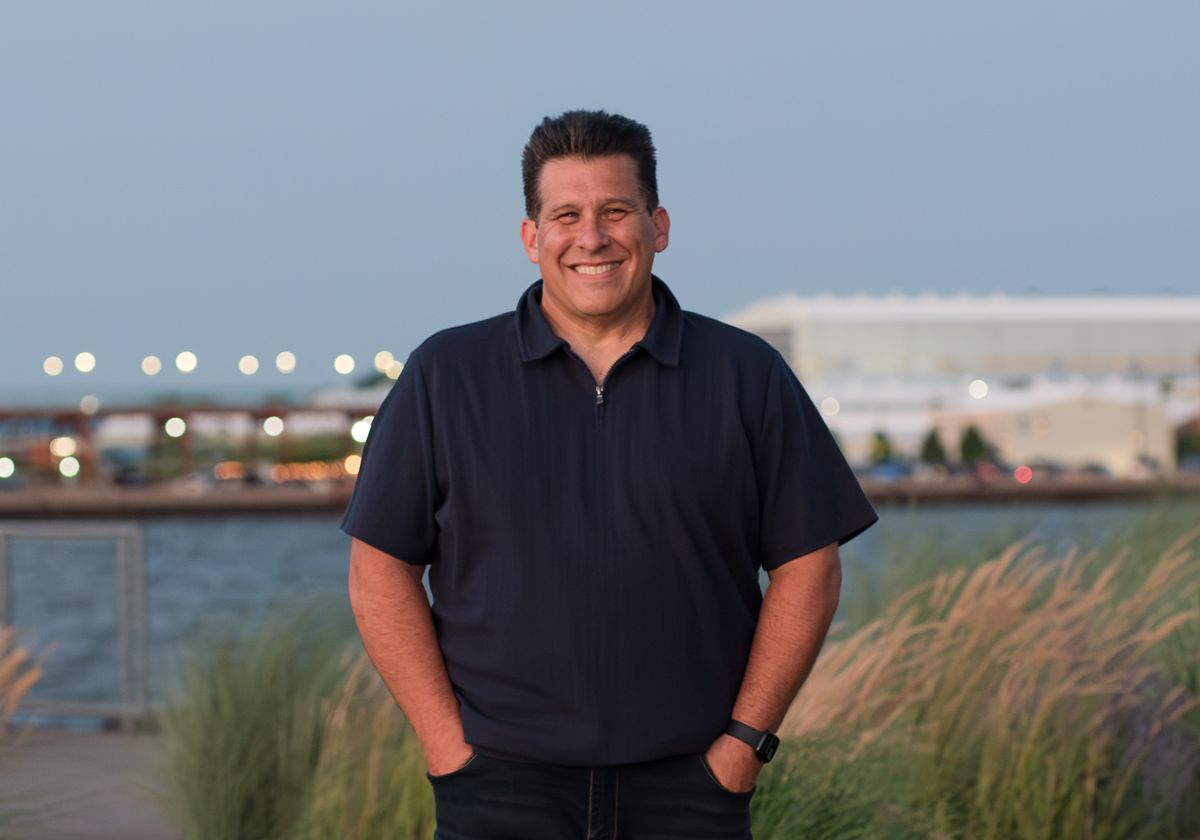 Derek Sanford on the Erie bayfront